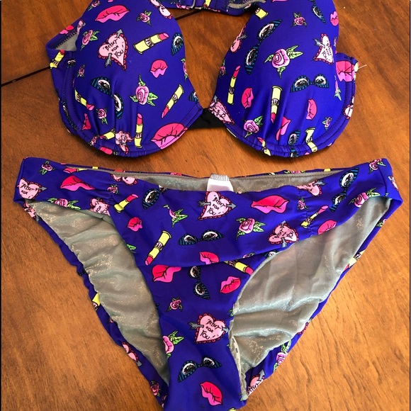 Betsey Johnson Other - Betsey Johnson 3 piece Bikini